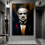 ChandeliersDecor.com-Godfather Wall Art-The Godfather Canvas Wall Art - Iconic Movie
