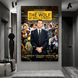 ChandeliersDecor.com-Wall Posters-The Wolf of Wall Street Leonardo Dicaprio Canvas Wall Art