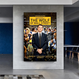 ChandeliersDecor.com-Wall Posters-The Wolf of Wall Street Leonardo Dicaprio Canvas Wall Art