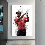 ChandeliersDecor.com-Wall Posters-Tiger Woods Canvas Wall Art Inspiring Sports Memorabilia