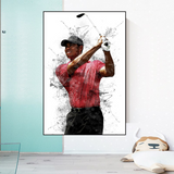 ChandeliersDecor.com-Wall Posters-Tiger Woods Canvas Wall Art Inspiring Sports Memorabilia
