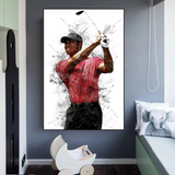 ChandeliersDecor.com-Wall Posters-Tiger Woods Canvas Wall Art Inspiring Sports Memorabilia