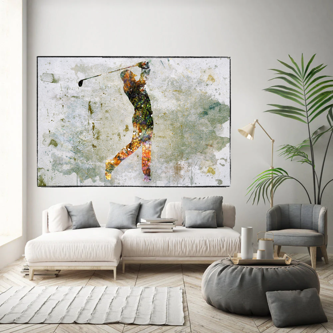 ChandeliersDecor.com-Wall Posters-Tiger Woods Canvas Wall Art: Uniquely Captivating Decor