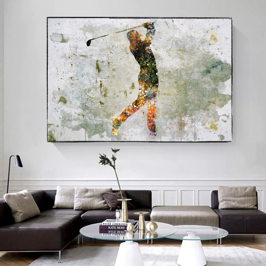 ChandeliersDecor.com-Wall Posters-Tiger Woods Canvas Wall Art: Uniquely Captivating Decor