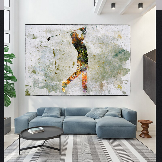 ChandeliersDecor.com-Wall Posters-Tiger Woods Canvas Wall Art: Uniquely Captivating Decor