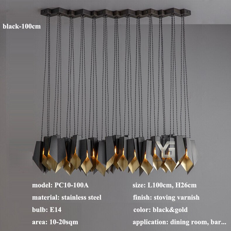 ChandeliersDecor.com-Kitchen Island-Tigermoth Fold Lighting: - Exquisite Collection