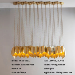 ChandeliersDecor.com-Kitchen Island-Tigermoth Fold Lighting: - Exquisite Collection
