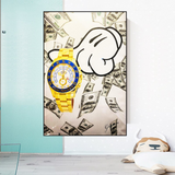 ChandeliersDecor.com-Wall Posters-Time is Money Poster - A Motivational Reminder for Success