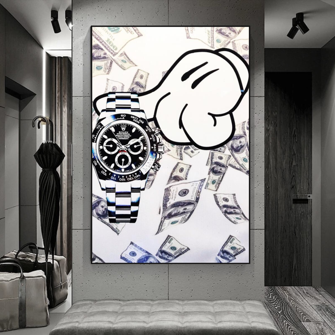 ChandeliersDecor.com-Wall Posters-Time is Money Poster - Make Every Second Count