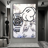 ChandeliersDecor.com-Wall Posters-Time is Money Poster - Make Every Second Count