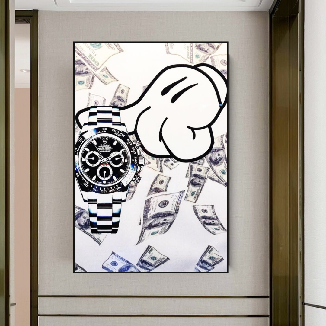 ChandeliersDecor.com-Wall Posters-Time is Money Poster - Make Every Second Count