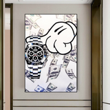 ChandeliersDecor.com-Wall Posters-Time is Money Poster - Make Every Second Count