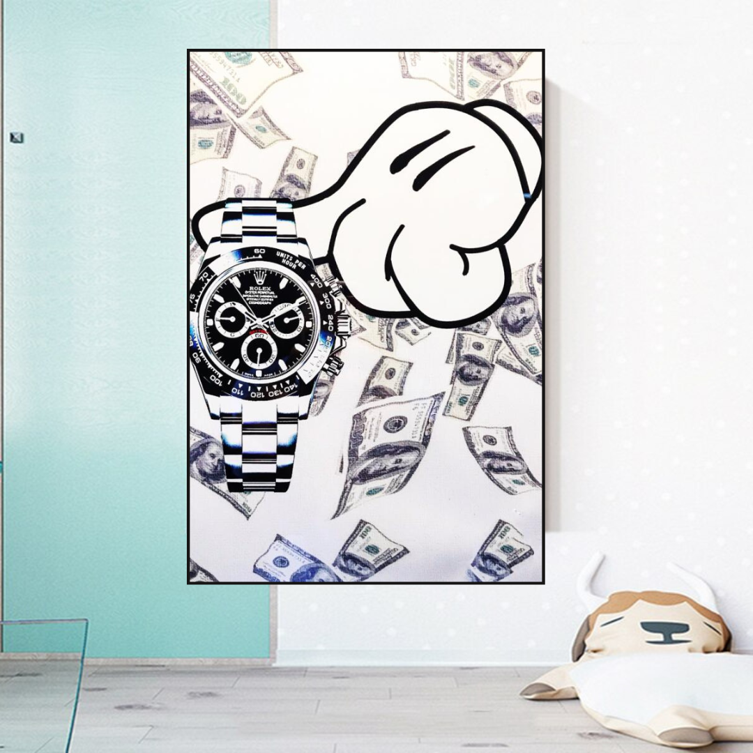 ChandeliersDecor.com-Wall Posters-Time is Money Poster - Make Every Second Count