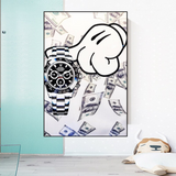 ChandeliersDecor.com-Wall Posters-Time is Money Poster - Make Every Second Count