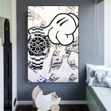 ChandeliersDecor.com-Wall Posters-Time is Money Poster - Make Every Second Count