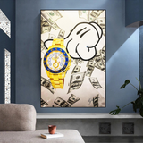 ChandeliersDecor.com-Wall Posters-Time is Money Poster - Motivational Wall Art
