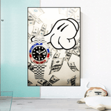 ChandeliersDecor.com-Wall Posters-Time is Money Poster: Powerful Reminder for Efficiency
