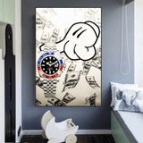 ChandeliersDecor.com-Wall Posters-Time is Money Poster: Powerful Reminder for Efficiency