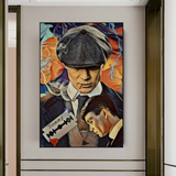 ChandeliersDecor.com-Wall Posters-Tommy Shelby Peaky Blinders Drama Canvas Wall Art