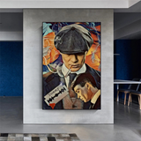 ChandeliersDecor.com-Wall Posters-Tommy Shelby Peaky Blinders Drama Canvas Wall Art