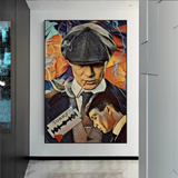 ChandeliersDecor.com-Wall Posters-Tommy Shelby Peaky Blinders Drama Canvas Wall Art