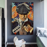 ChandeliersDecor.com-Wall Posters-Tommy Shelby Peaky Blinders Drama Canvas Wall Art