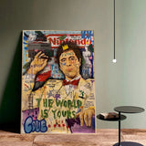 ChandeliersDecor.com-Godfather Wall Art-Tony Montana Poster - Official Scarface Merchandise