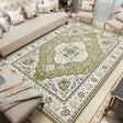 ChandeliersDecor.com-Rugs & Carpets-Traditional Persian Off White & Green Luxury Rug