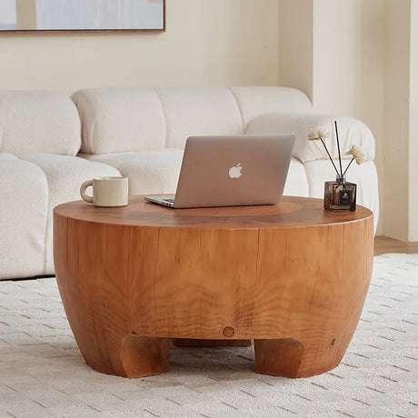 ChandeliersDecor.com-Coffee Tables-Tree Trunk Solid Wood Coffee Table