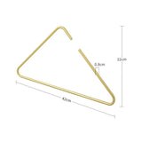 ChandeliersDecor.com-Drying Racks & Hangers-Triangle Clothes Hangers 5pcs Solid Metal