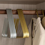 ChandeliersDecor.com-Drying Racks & Hangers-Triangle Clothes Hangers 5pcs Solid Metal
