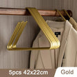 ChandeliersDecor.com-Drying Racks & Hangers-Triangle Clothes Hangers 5pcs Solid Metal