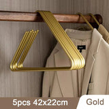 ChandeliersDecor.com-Drying Racks & Hangers-Triangle Clothes Hangers 5pcs Solid Metal