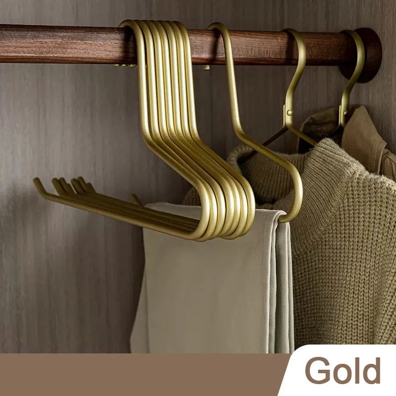 ChandeliersDecor.com-Drying Racks & Hangers-Triangle Clothes Hangers 5pcs Solid Metal