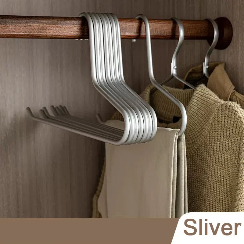 ChandeliersDecor.com-Drying Racks & Hangers-Triangle Clothes Hangers 5pcs Solid Metal
