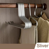 ChandeliersDecor.com-Drying Racks & Hangers-Triangle Clothes Hangers 5pcs Solid Metal