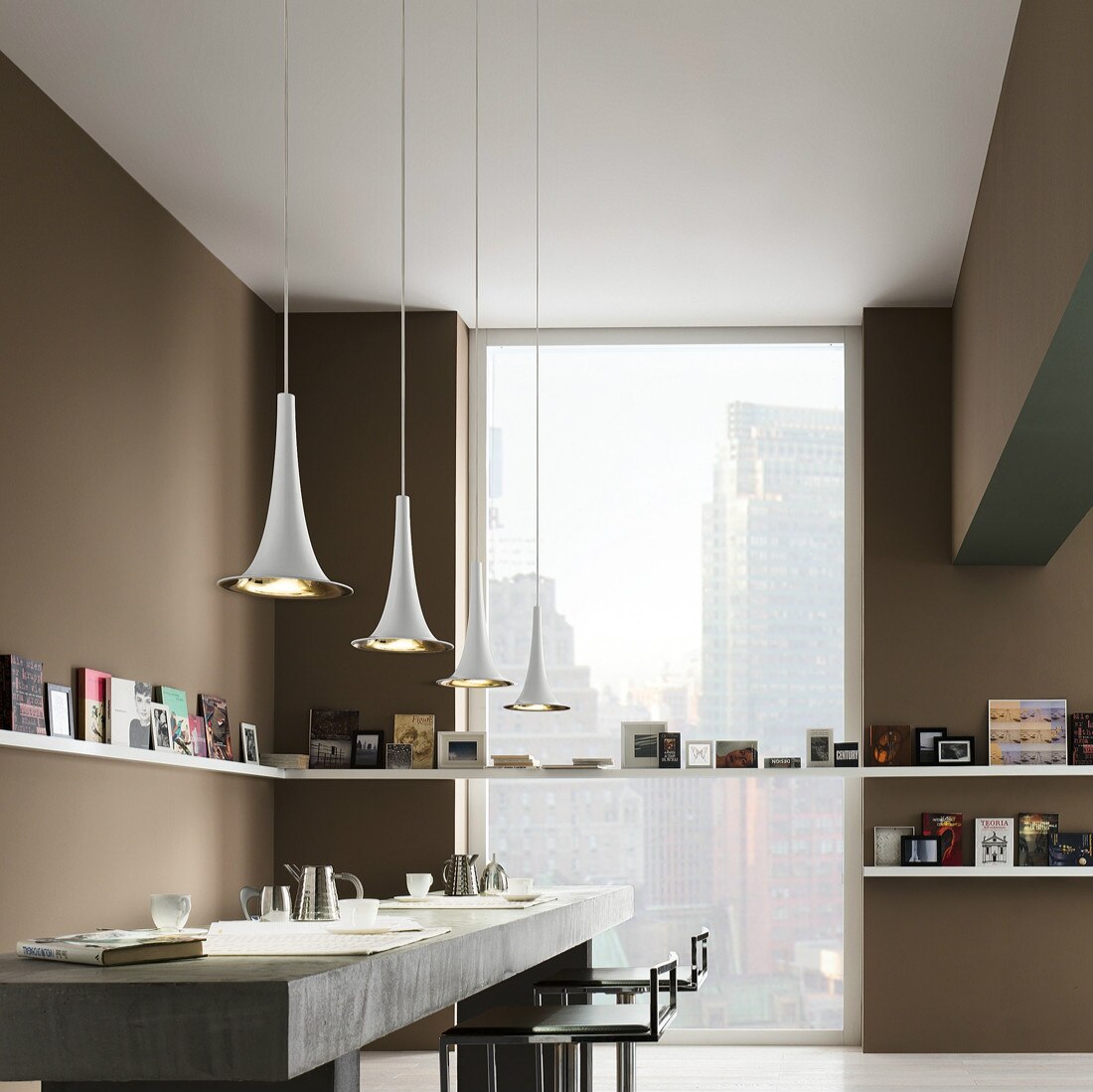 ChandeliersDecor.com-Pendant Lights-Trumpet Hanging Lights: Elevate Your Space