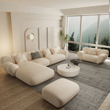 ChandeliersDecor.com-Sofa Set-Tulip Loveseat Lounge Corner Sofa Set