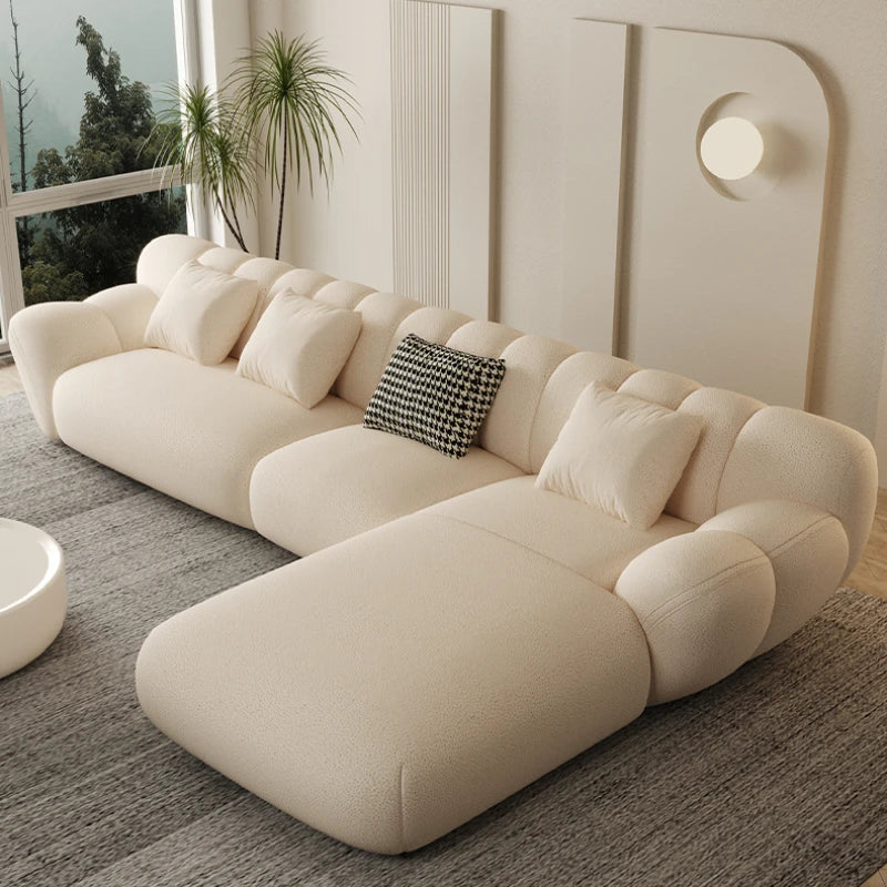ChandeliersDecor.com-Sofa Set-Tulip Loveseat Lounge Corner Sofa Set