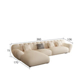 ChandeliersDecor.com-Sofa Set-Tulip Loveseat Lounge Corner Sofa Set
