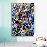 ChandeliersDecor.com-Musicians Wall Art-TuPac Biggie Smalls Poster: Hip Hop Legends Canvas Wall Art