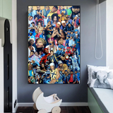 ChandeliersDecor.com-Musicians Wall Art-TuPac Biggie Smalls Poster: Hip Hop Legends Canvas Wall Art