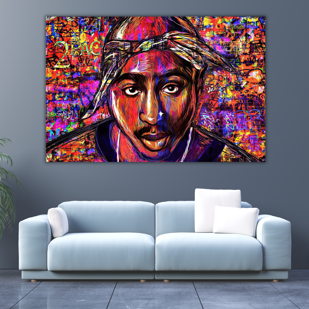 ChandeliersDecor.com-Musicians Wall Art-Tupac Poster: Authentic Art Print for True Fans