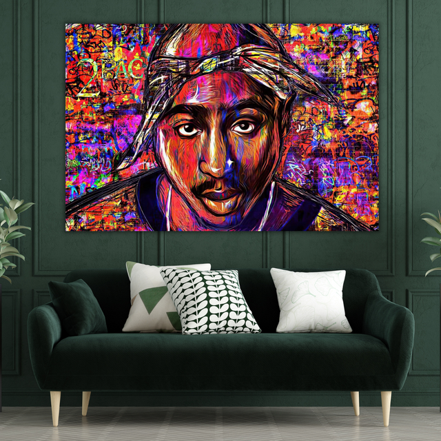 ChandeliersDecor.com-Musicians Wall Art-Tupac Poster: Authentic Art Print for True Fans