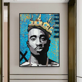ChandeliersDecor.com-Musicians Wall Art-Tupac Poster: Authentic Memorabilia & Collectibles