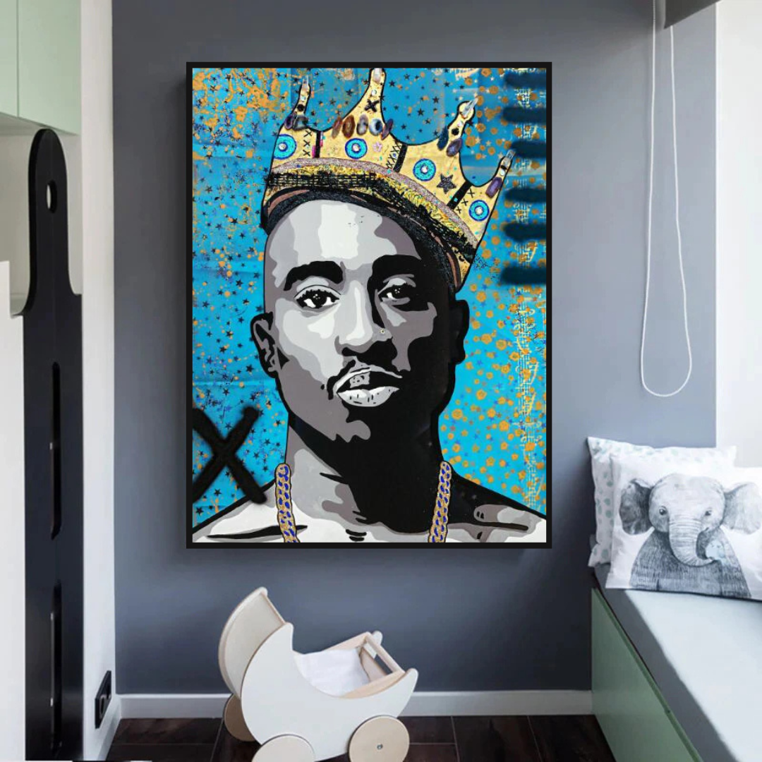 ChandeliersDecor.com-Musicians Wall Art-Tupac Poster: Authentic Memorabilia & Collectibles
