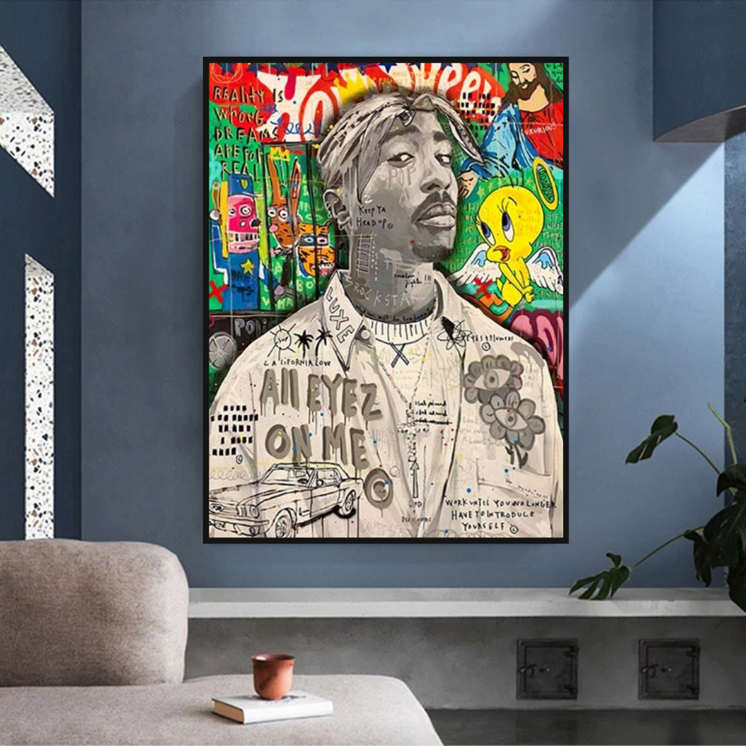 ChandeliersDecor.com-Musicians Wall Art-Tupac Poster: Authentic Wall Art for True Fans