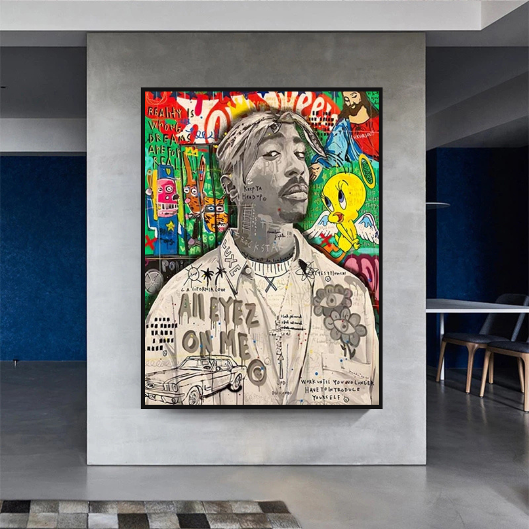 ChandeliersDecor.com-Musicians Wall Art-Tupac Poster: Authentic Wall Art for True Fans