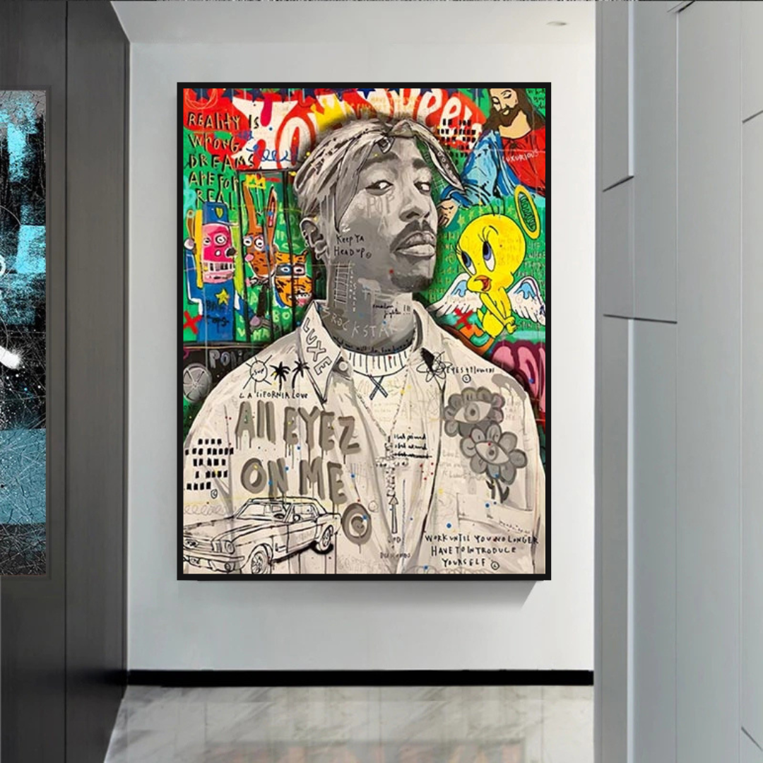 ChandeliersDecor.com-Musicians Wall Art-Tupac Poster: Authentic Wall Art for True Fans