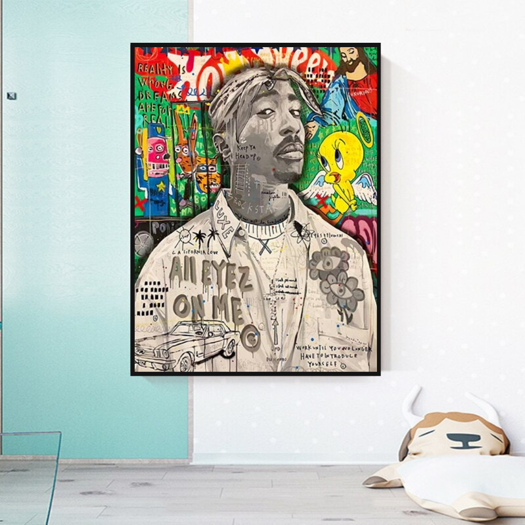 ChandeliersDecor.com-Musicians Wall Art-Tupac Poster: Authentic Wall Art for True Fans